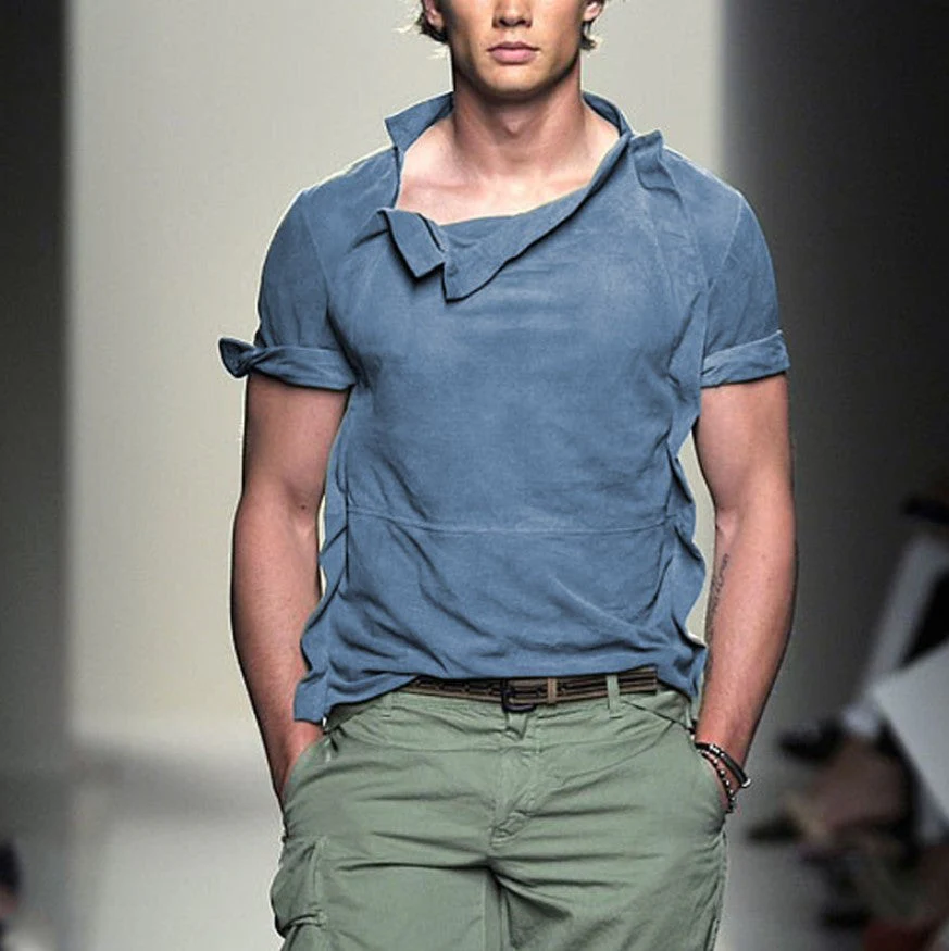 Men's High-end Cotton Short-sleeved T-shirt 1024071801